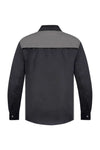 Contrast Work Shirt LSL (CODE LC0108)