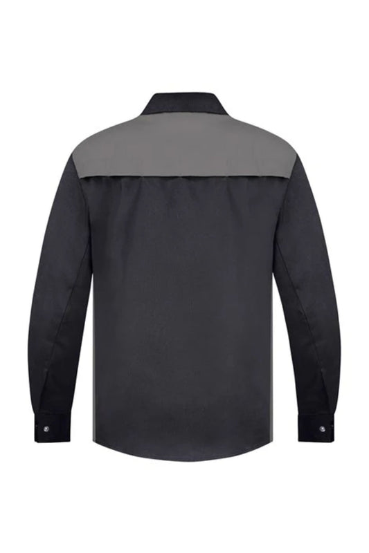 Contrast Work Shirt LSL (CODE LC0108)