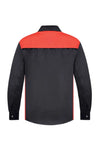 Contrast Work Shirt LSL (CODE LC0108)