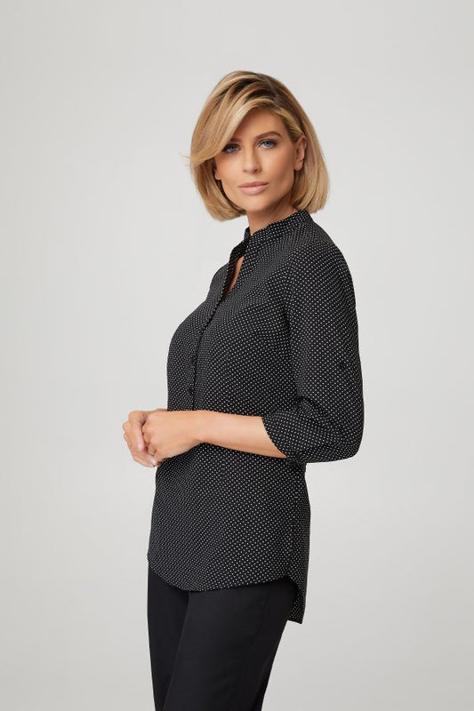 Spot Hi-Lo Blouse