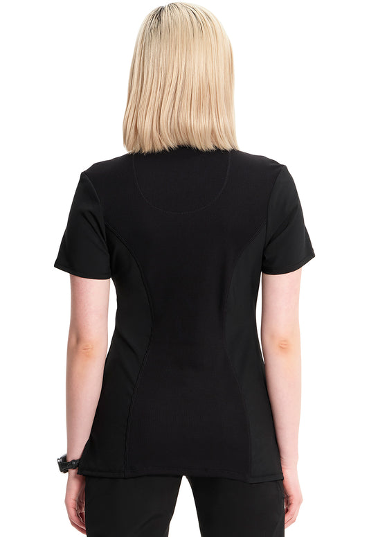 Cherokee Women's Infinity Round Neck Top - Black