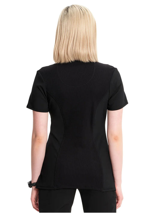 Cherokee Women's Infinity Round Neck Top - Black