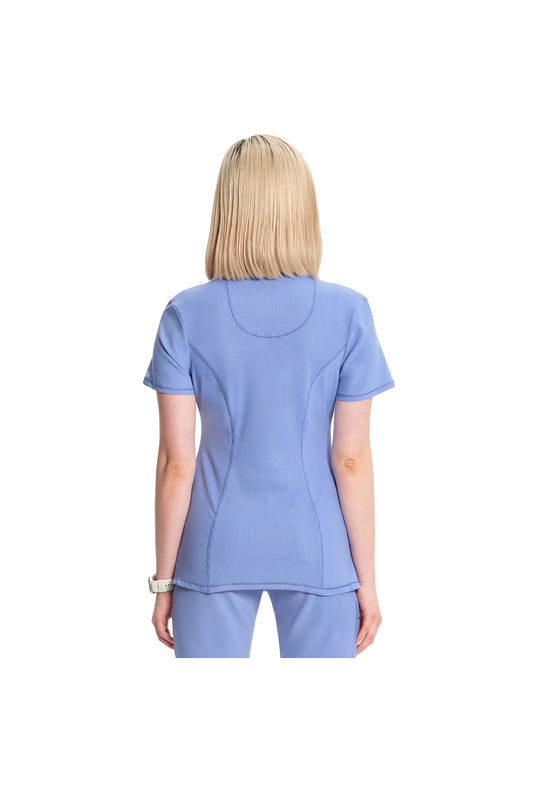 Cherokee Women's Infinity Round Neck Top - Ciel Blue