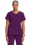 Cherokee Women's Infinity Round Neck Top - Eggplant