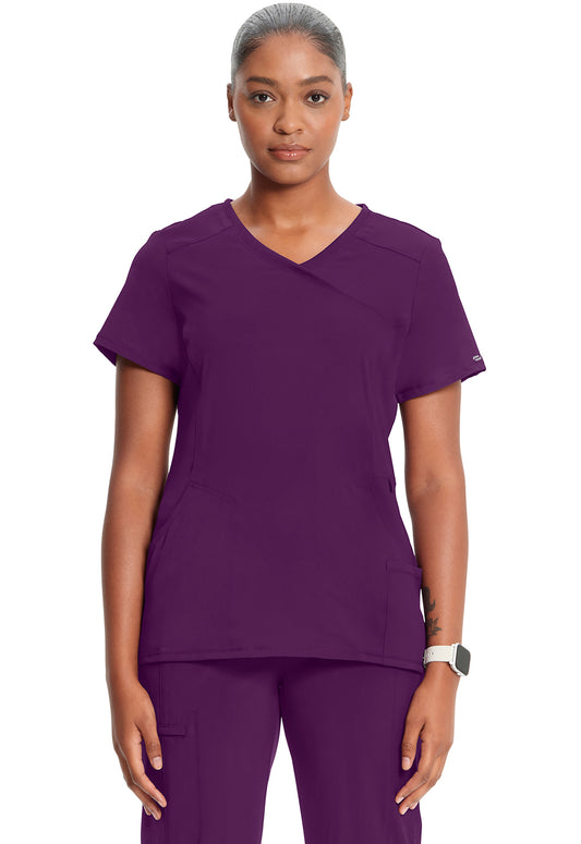 Cherokee Women's Infinity Round Neck Top - Eggplant