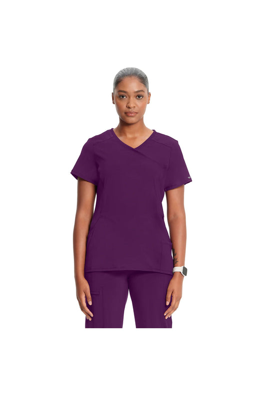Cherokee Women's Infinity Round Neck Top - Eggplant
