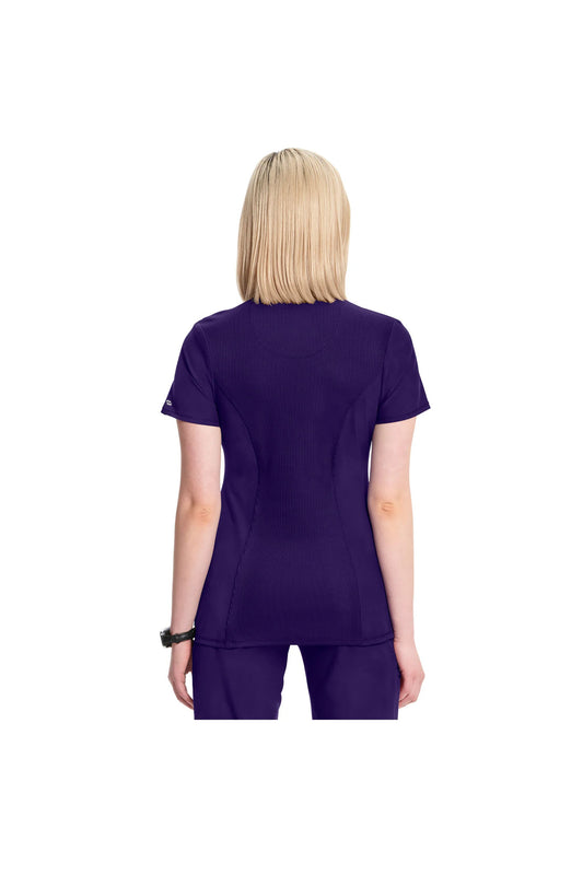 Cherokee Women's Infinity Round Neck Top - Grape