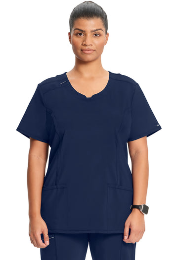 Cherokee Women's Infinity Round Neck Top - Navy