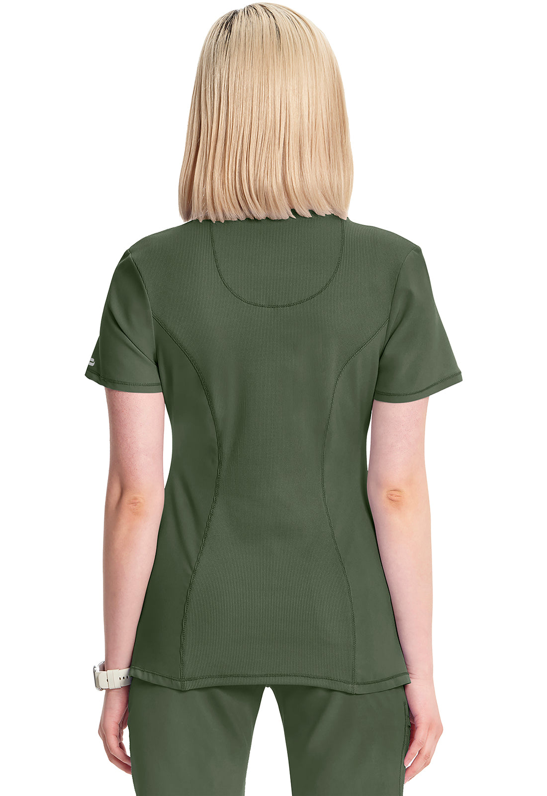 Cherokee Women's Infinity Round Neck Top - Olive