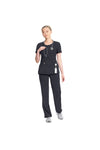 Cherokee Women's Infinity Round Neck Top - Pewter