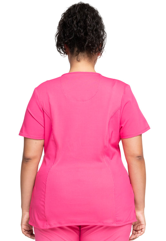 Cherokee Women's Infinity Round Neck Top - Pink