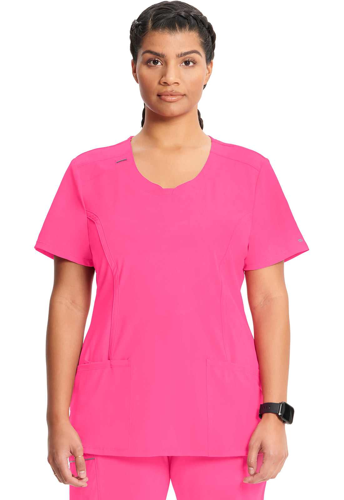 Cherokee Women's Infinity Round Neck Top - Pink