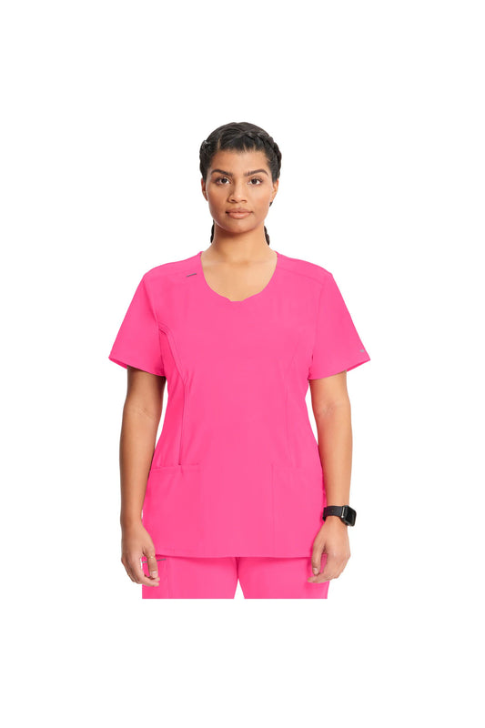 Cherokee Women's Infinity Round Neck Top - Pink