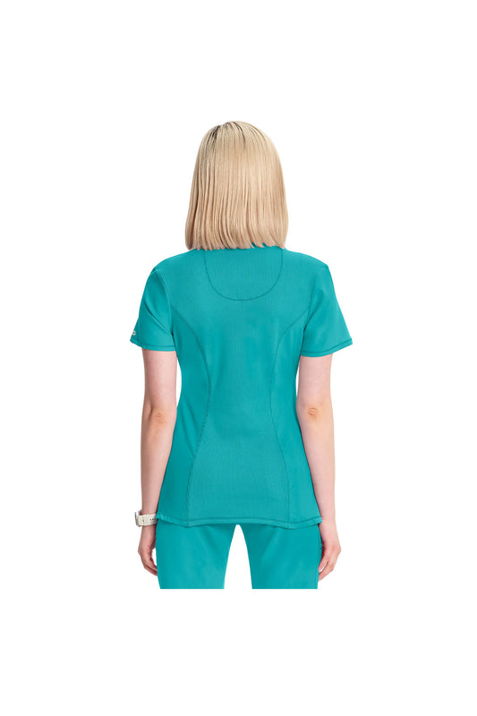 Cherokee Women's Infinity Round Neck Top - Teal