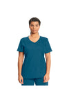 Cherokee Women's Infinity Mock Wrap Top - Caribbean Blue