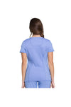Cherokee Women's Infinity Mock Wrap Top - Ciel Blue