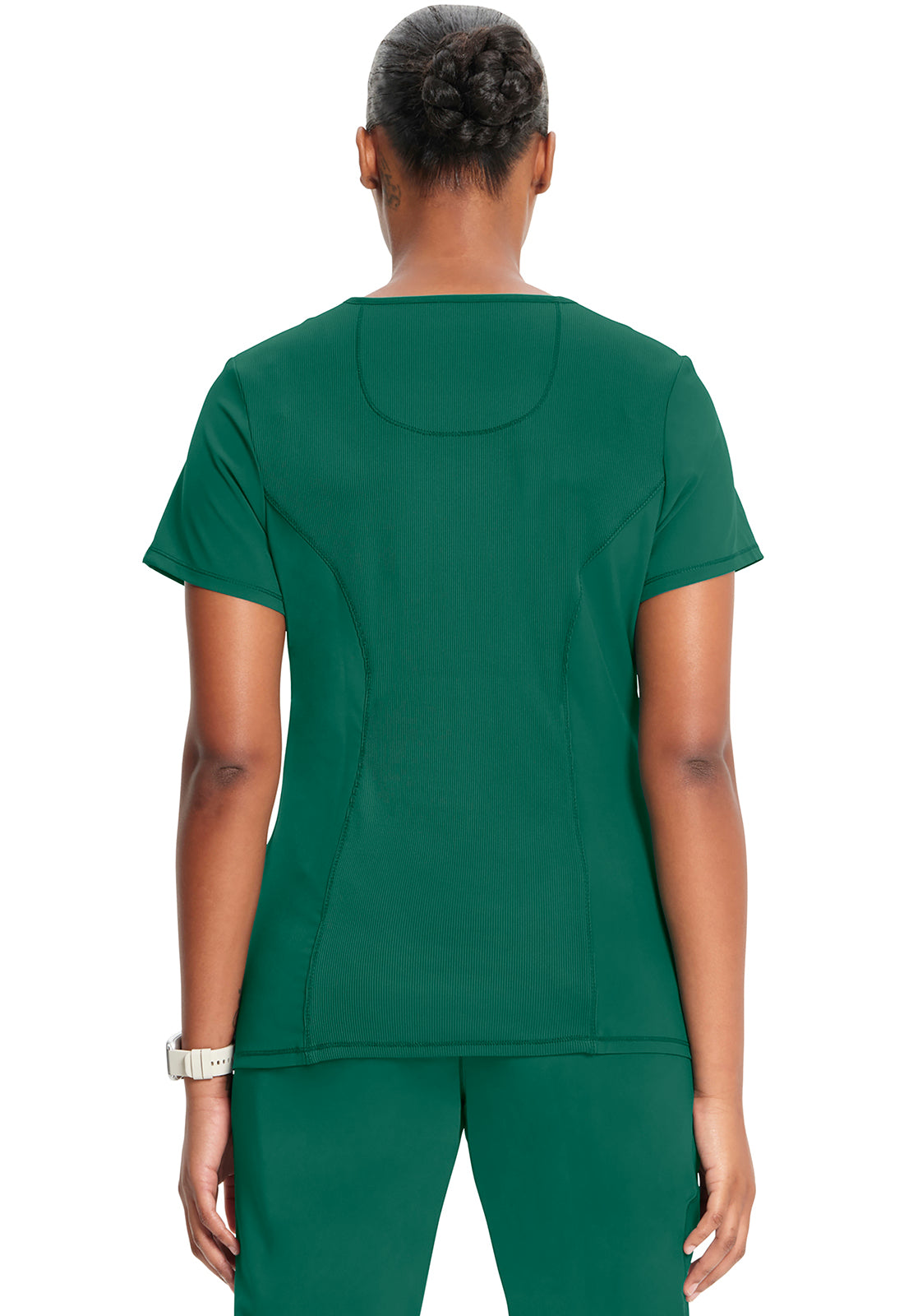 Cherokee Women's Infinity Mock Wrap Top - Hunter Green