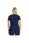 Cherokee Women's Infinity Mock Wrap Top - Navy
