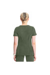 Cherokee Women's Infinity Mock Wrap Top - Olive