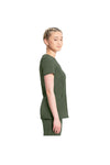 Cherokee Women's Infinity Mock Wrap Top - Olive