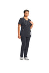 Cherokee Women's Infinity Mock Wrap Top - Pewter