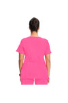 Cherokee Women's Infinity Mock Wrap Top - Pink