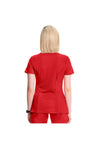 Cherokee Women's Infinity Mock Wrap Top - Red