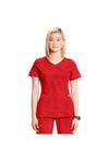 Cherokee Women's Infinity Mock Wrap Top - Red