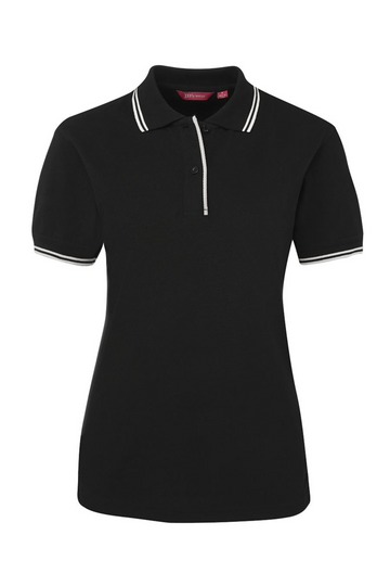 Ladies Contrast Polo Polycot SSL