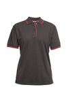 Ladies Contrast Polo Polycot SSL