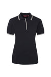 Ladies Contrast Polo Polycot SSL