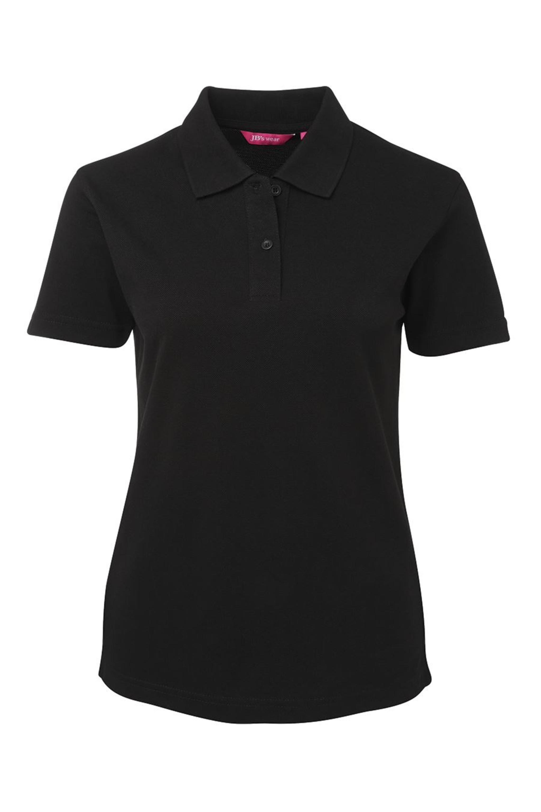 Ladies Polo 210gsm Polycotton SSL - Black