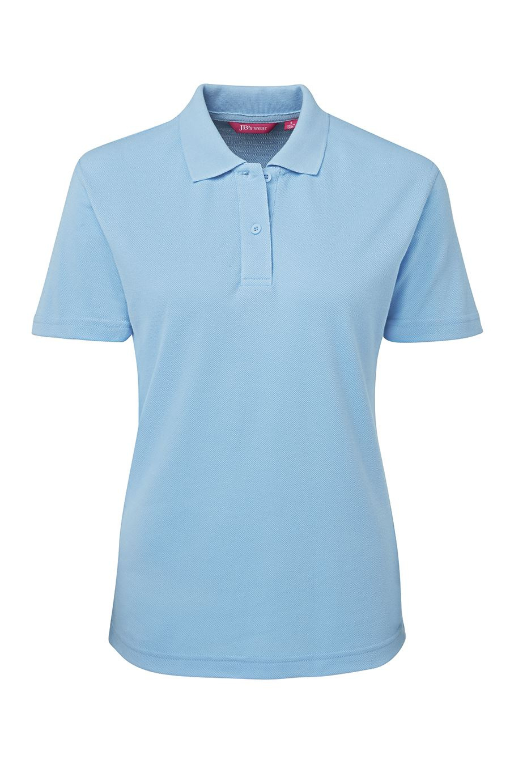 Ladies Polo 210gsm Polycotton SSL - Light Blue