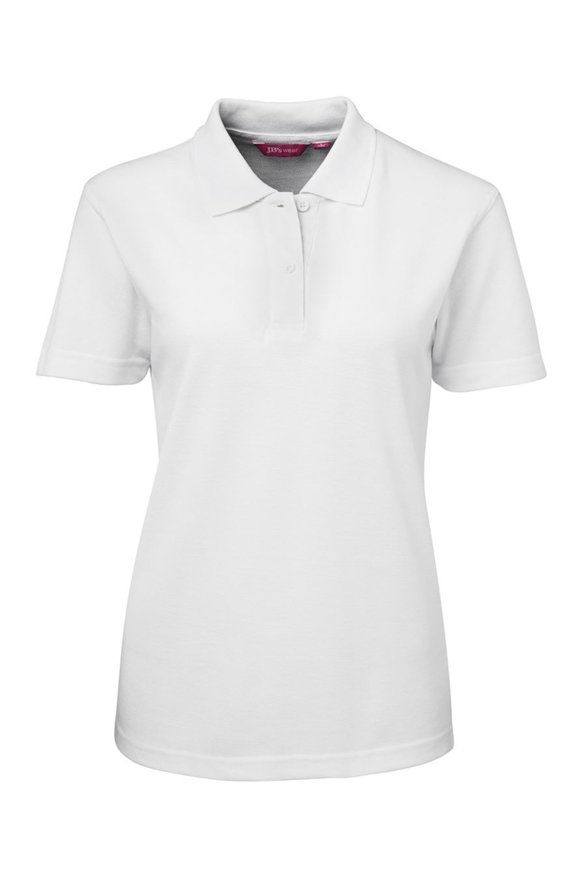 Ladies Polo 210gsm Polycotton SSL - White