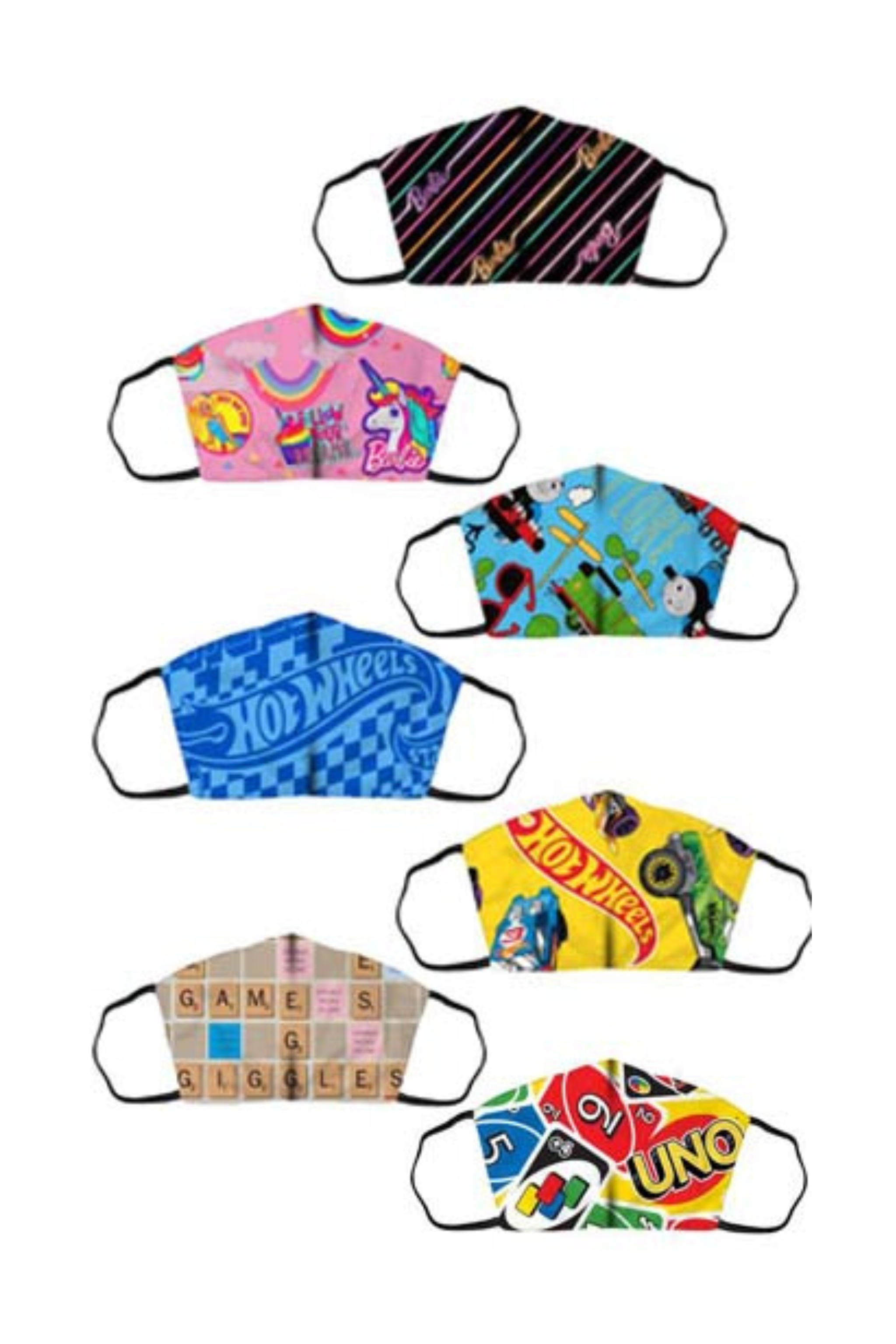 Kids Print Reusable Face Mask