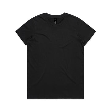 Women's Maple T-Shirt - Black