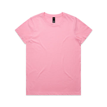 Women's Maple T-Shirt - Bubblegum