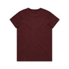 Women's Maple T-Shirt - Burgundy