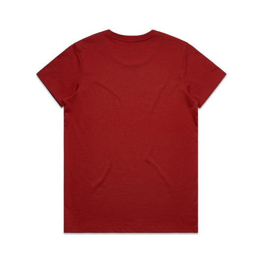 Women's Maple T-Shirt - Cardinal
