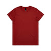 Women's Maple T-Shirt - Cardinal
