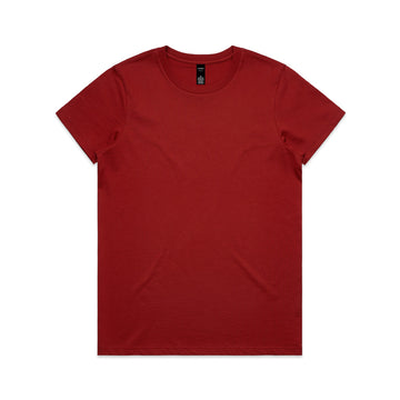Women's Maple T-Shirt - Cardinal