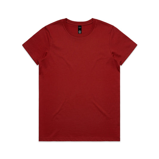 Women's Maple T-Shirt - Cardinal