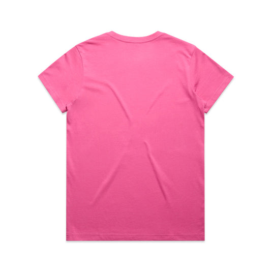 Women's Maple T-Shirt - Charity Pink