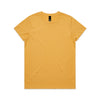 Women's Maple T-Shirt - Mustard