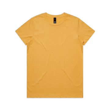 Women's Maple T-Shirt - Mustard