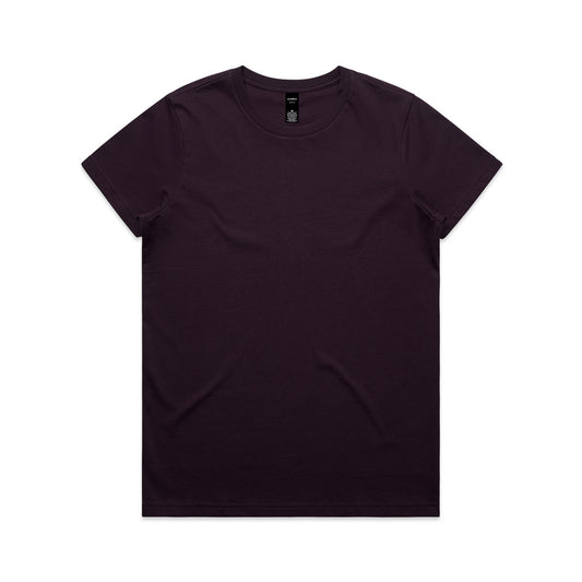 Women's Maple T-Shirt - Plum