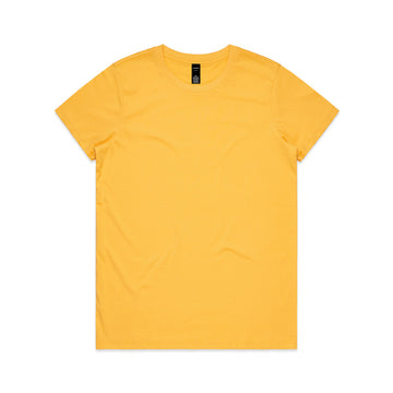 Women's Maple T-Shirt - Yellow