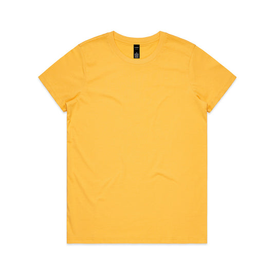 Women's Maple T-Shirt - Yellow