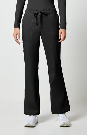Mid Rise Drawstring Cargo Pant