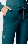 Mid Rise Drawstring Cargo Pant